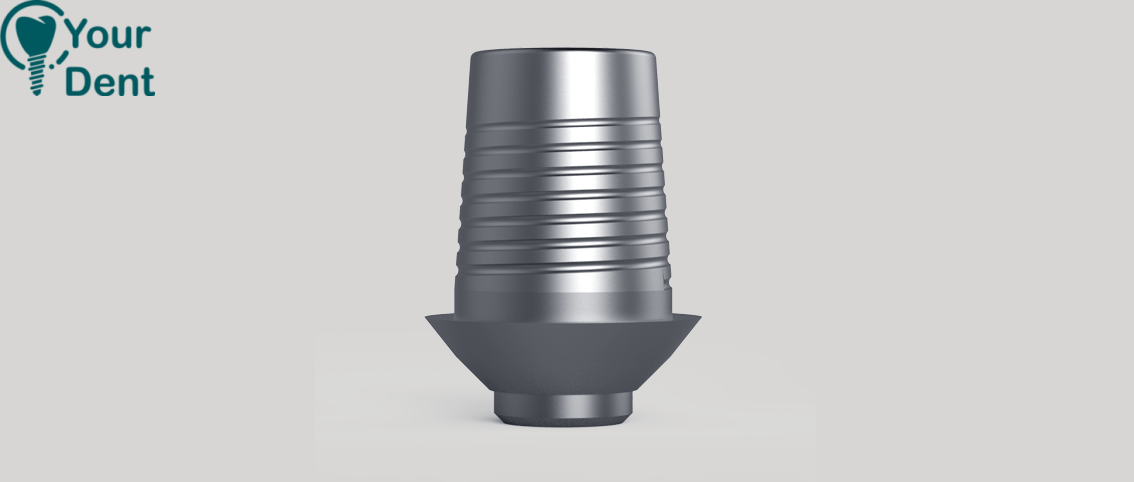 טי בייס ל MIS מעל זירקון זאן עגול- MIS Compatible Ti Base Above Zirkon Zahn Round