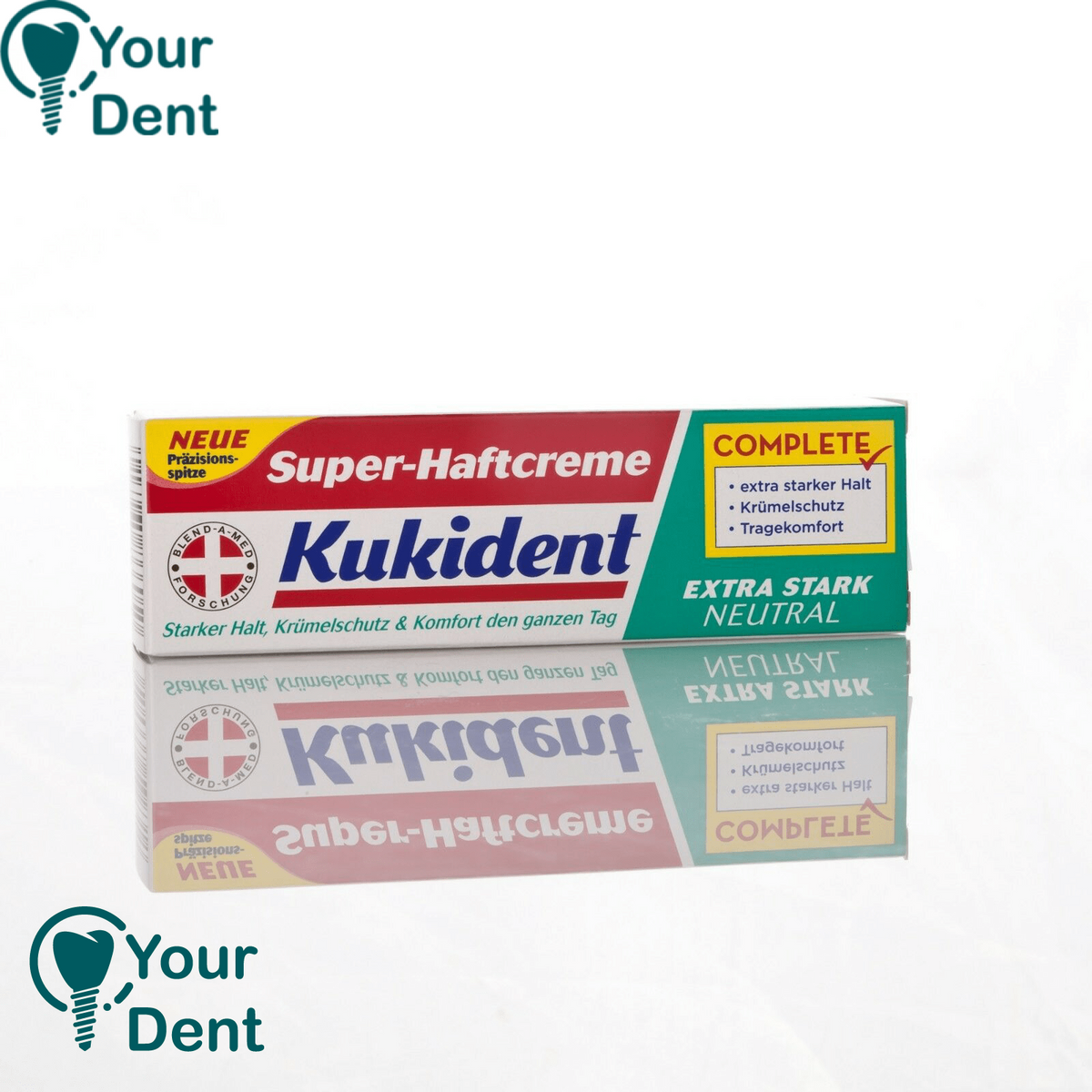 דבק לתותבות - Kukident Extra Strong Denture Adhesive Cream