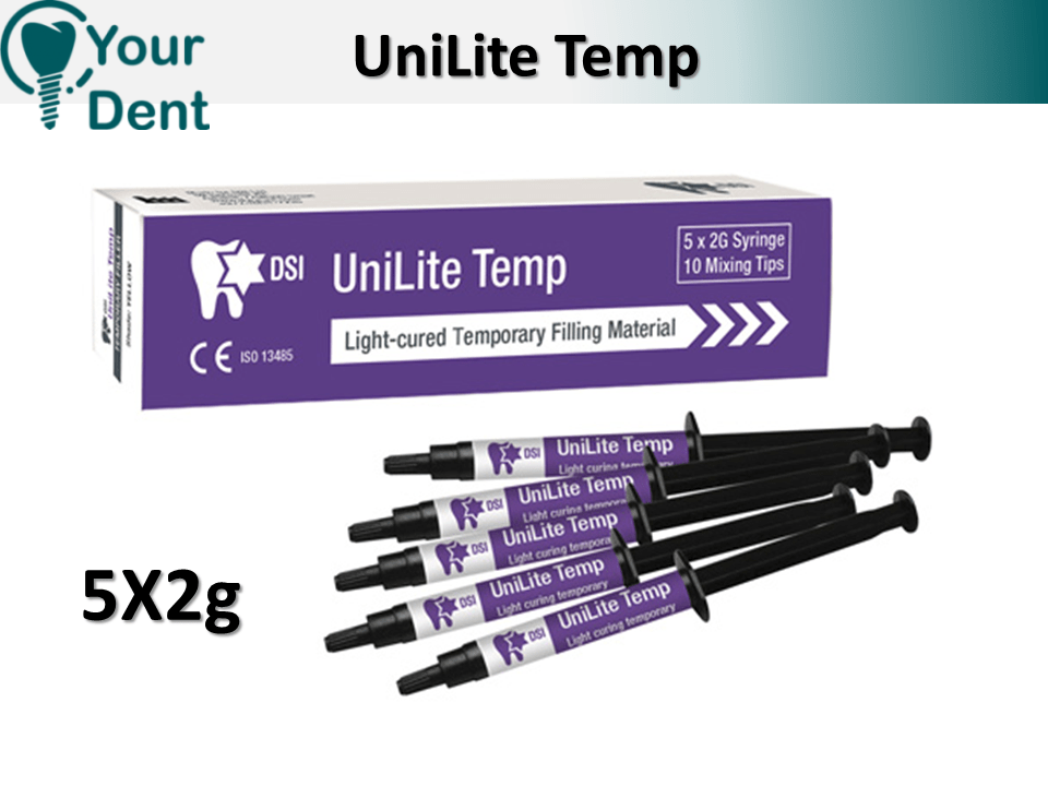 5X2g light-cured semi-gel type temporary composite resin