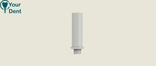 Castable Wide Plastic Abutment Round - מבנה פלסטיק ליציקה רחב עם חיבור עגול