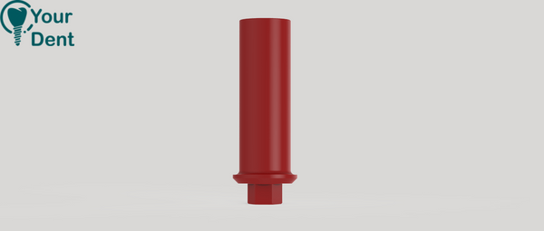 Castable Wide Plastic Abutment Hex - מבנה פלסטיק ליציקה משושה רחב