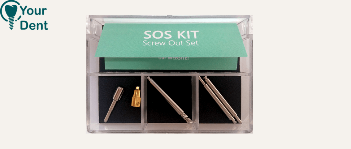 Brokebn Screw Extraction SOS KIT - ערכה לחילוץ בורג שבור בשתל