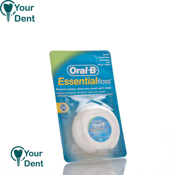 חוט דנטלי Oral-B עם שעווה - Essential Floss