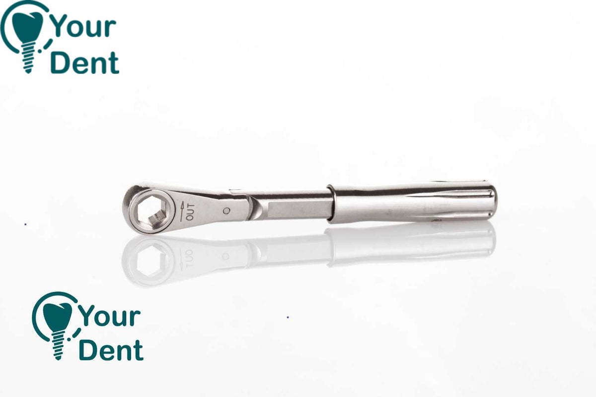 Implant Torque Wrench 10-50 Ncm- רצ'ט טורק לשתלים ולמבנים