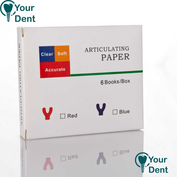 Articulation Paper Red/Blue Curve - נייר ארטיקולציה כחול/אדום פרסה