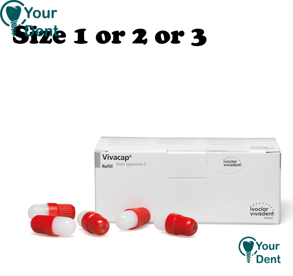 אמלגם ויואקאפ - VivaCap Non-Gamma 2 Refil 50Pcs