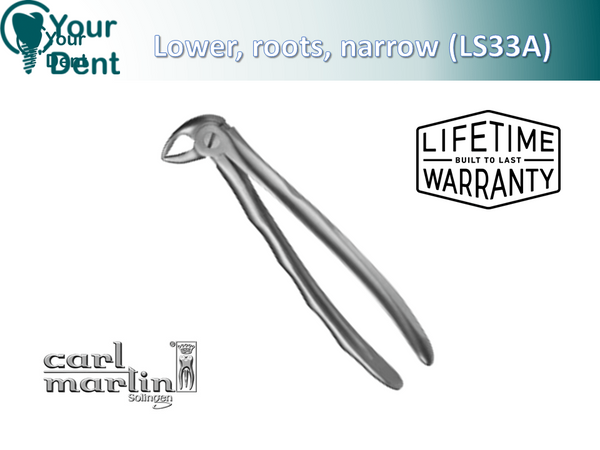 צבת שורשים תחתונה צרה - Forceps - Lower, roots, narrow