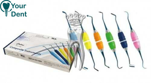 Composite SET Colori Silikon - סט ספטולות לקומפוזיט