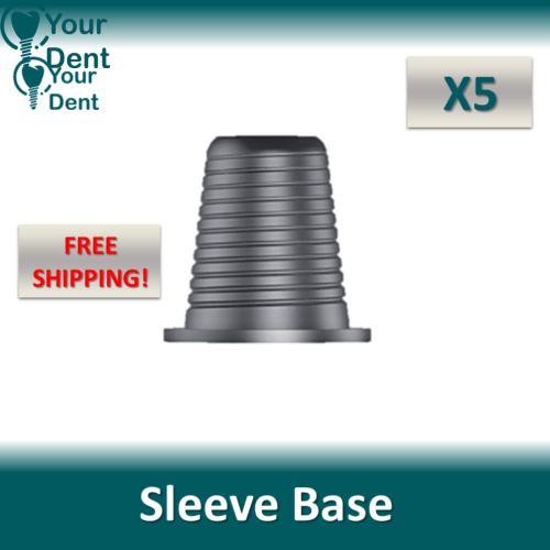 שרוול טיטיניום למולטי יוניט לסריקה- Titanium Sleeve Base For Cad/Cam on Multi-Unit