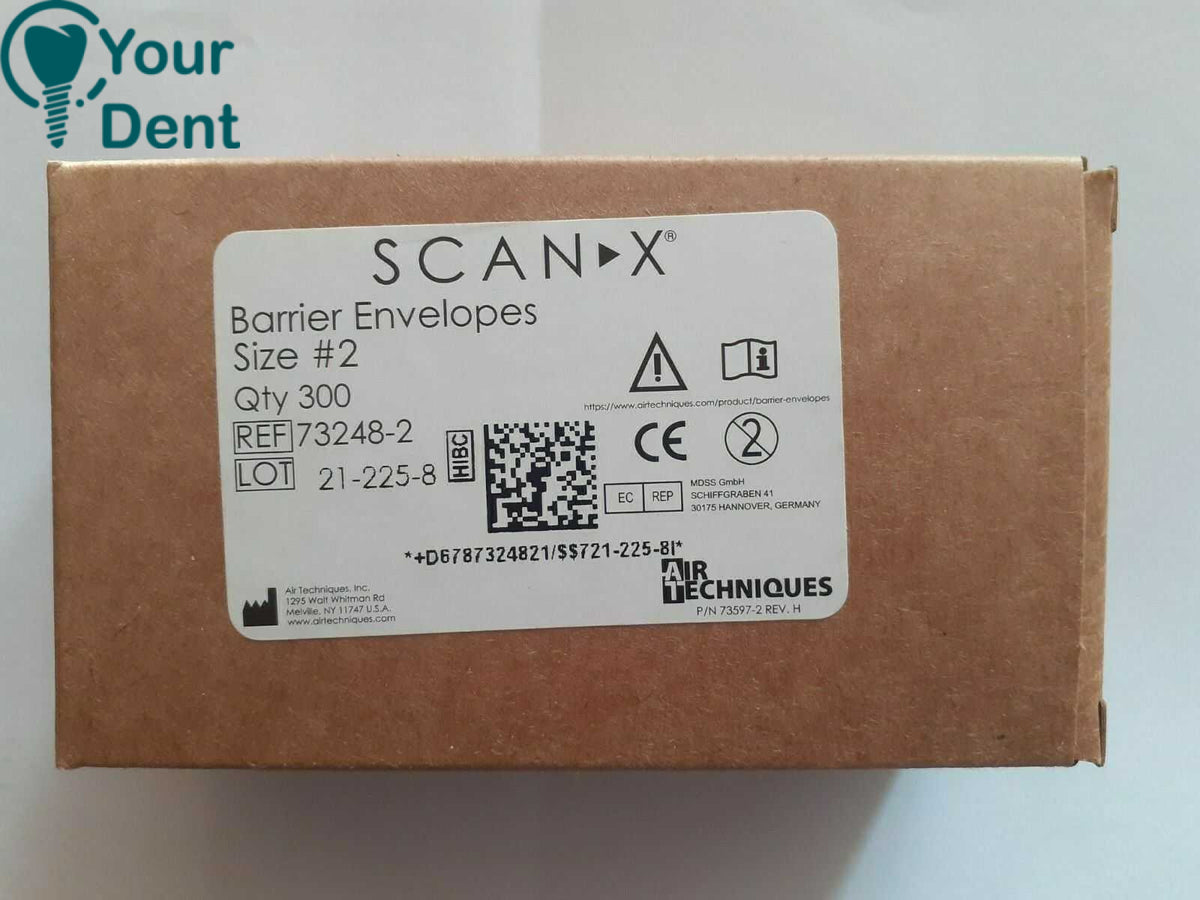 Barrier Envelopes Size #2 300 pcs - מעטפות לפלטות פוספוריות 300 יח גודל 2