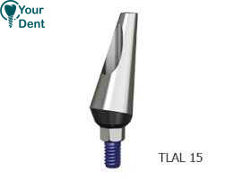 מבנה זוויתי 15 מעלות ארוך - Angulate Abutment TLA15L